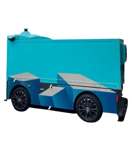 AUTONOMOUS Delivery vehicle earthone dubai uae